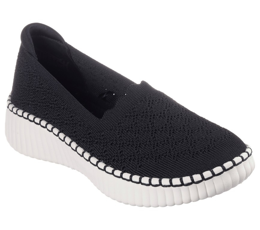 Skechers 100636_BLK fekete noi cipo